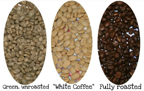 white coffee beans